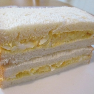 濃厚～♪クリームチーズと卵のサンドイッチ